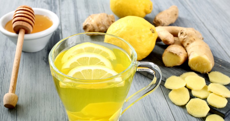 Honey, ginger & lemon tea feature image