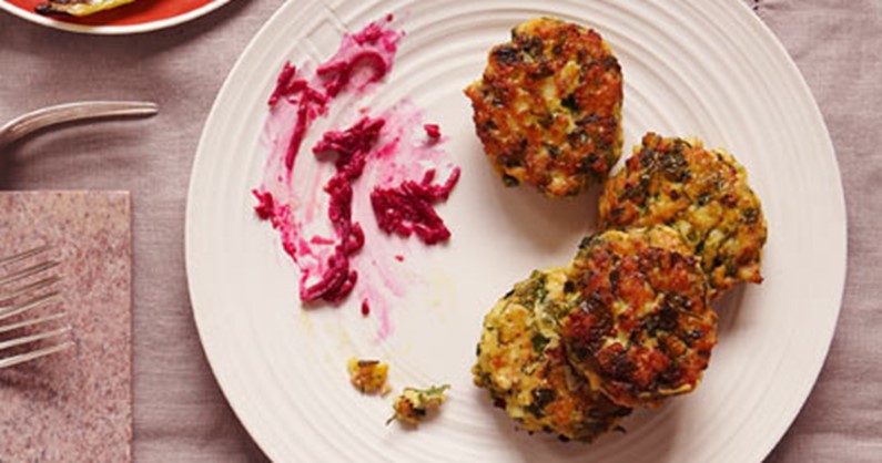 Herb & ginger fish cakes with a beetroot relish feature image